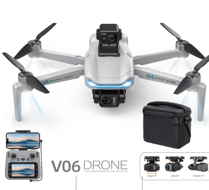 V06 Gps Drone with 3 axis Gimbal